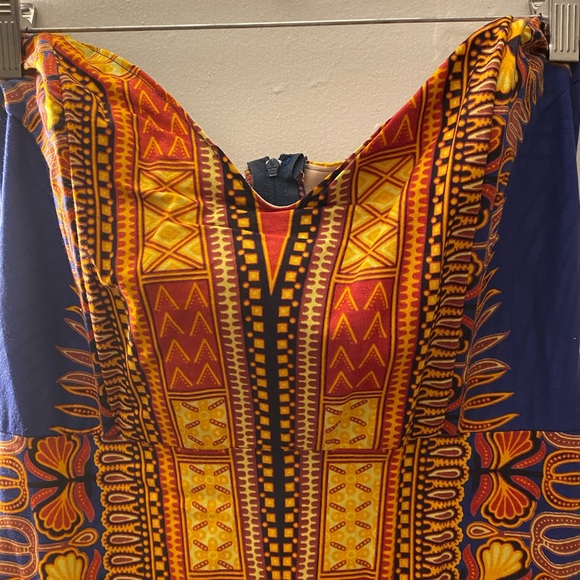 African print Prom Dress - Picture 6 of 9